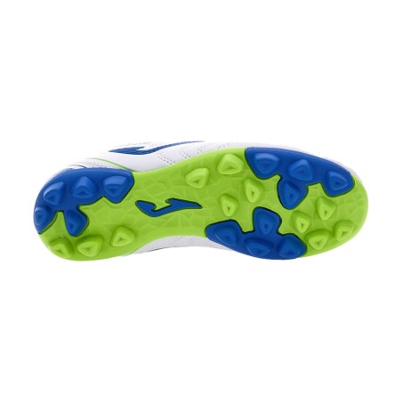 JOMA TOJW2402HG TOLEDO JR 2402 HARD GROUND Scarpette Da Calcio Bambino Stringate White 