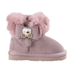 Lelli Kelly LKHK4354 CARRIE Stivaletto Bambina con Pelliccia Rosa
