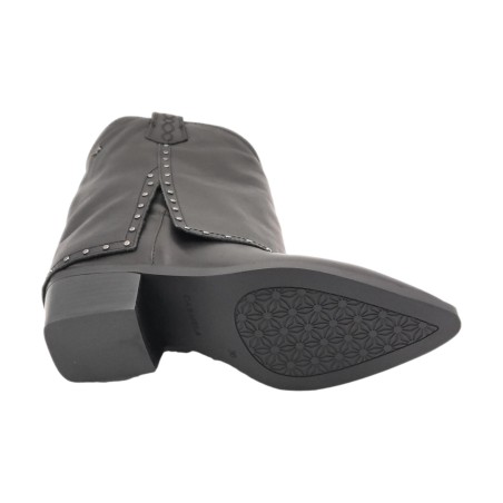 Carmela 161961 Stivaletti Camperos Donna Tacco Medio Nero