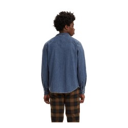 LEVI'S BARSTOW WESTERN STANDARD Camicia Di Jeans Uomo Blu 2