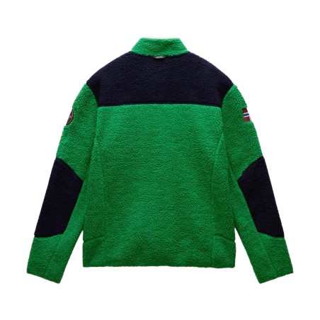 Napapijri YUPIK FZ 3 Giacca Uomo Sherpa Green Kelly