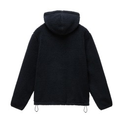 Napapijri NP0A4I5D0411 T-BURGEE-CURLY Felpa Uomo Sherpa Black 2