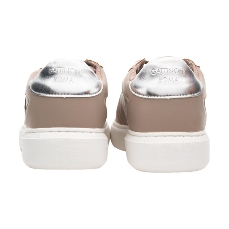 Gattinoni Roma COLERAINE PINCO1541 Scarpe Donna Sneaker Stringate Silver Sand