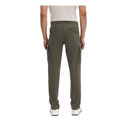 Lumberjack CM80747-013 GABARDINE STRETCH Pantaloni Uomo Cargo Green 2