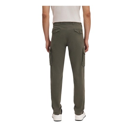 Lumberjack CM80747-013 GABARDINE STRETCH Pantaloni Uomo Cargo Green